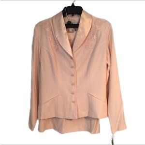 R.J. & Co. NWT Woman’s Pink Two Piece Skirt Set. Size 10.